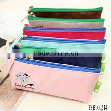 hot sale pu pencil pouch zipper pencil bag 2013