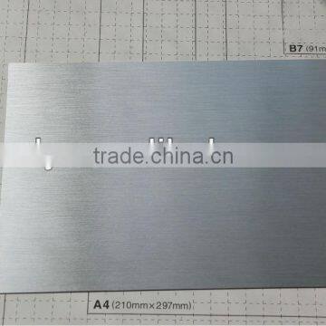 brushed aluminum sheet metal