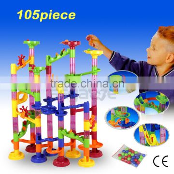 Deluxe Marble Race Marble Run Play Set Game 105 Pcs Kids Toys Promotes Dexterity