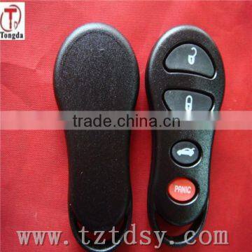 TD high quality3+1 button remote control, key shell factory price for Chrysler