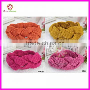 Winter Fashion Girls Weave Twist Knit Headwrap Crochet Knit headband