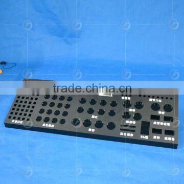 Customized Acrylic Display for Cosmetics Makeup, Manufacturer Acrylic Cosmetic Display With Interchangeable Back Banner photo-5