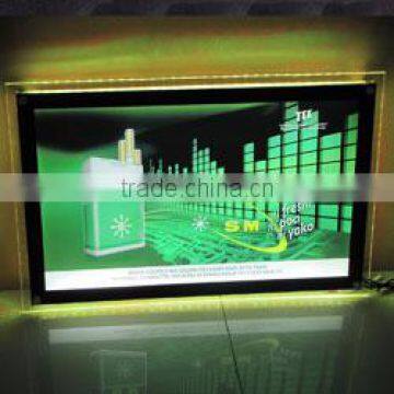 Crystal led light panel display for poster and decoration advertising