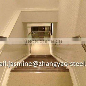Stainless steel staircases handrails design