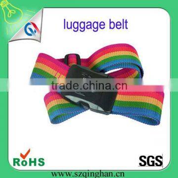 Polyester colorful combination lock luggage strap