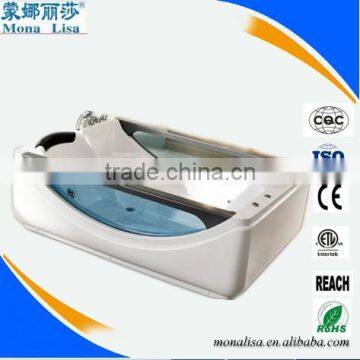 Monalisa fashionable design bathroom whirlpool bathtub