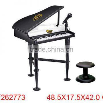 Plastic Toys Musical Piano with Chair and Microphone