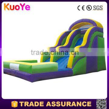 summer used wave type inflatable water slide giant for adult