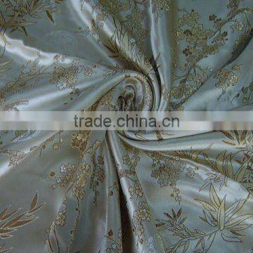 Chinese brocade with flower pattern