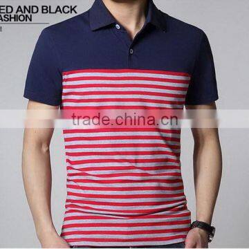 Contemporary stylish men's split polo shirt