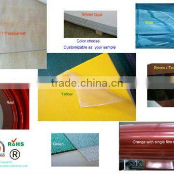 green recyceled material pet gag petg plastic sheets for thermoforming letter sign factory since 2000 certificated by SGS