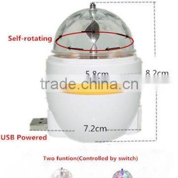 Hot Sale Crystal Magic Ball Rotating Diso Led Party Decoration Lights Bulb photo-5