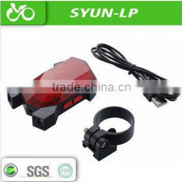 LED bicycle laser tail light for riding safety