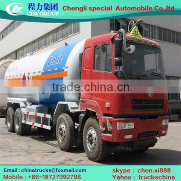 Top grade newly design 34.5m3 lpg truck mounted transport tank