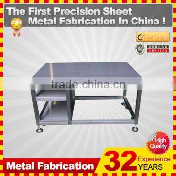kindle 2014 new professional customized galvanized folding metal desk set