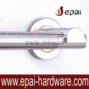 Hollow Tube Stainless Steel Door Lever Handle In 304