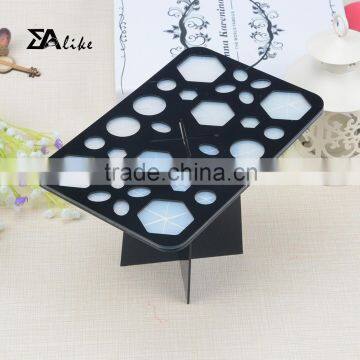 High quality plastic acrylic cosmetic brush display stand