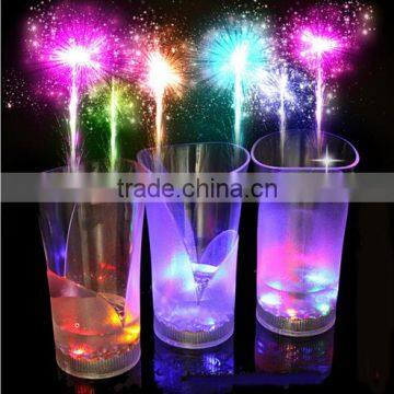 Customized color changing led cup holder