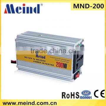 CE & Rohs approved auto parts car inverter 12v dc to 220v ac 200W power inverter