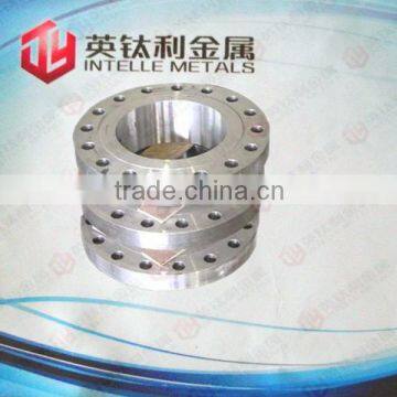 Gr2 welding neck titanium flange for pressure vessel