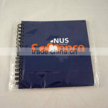 2015 customed PVC cover spiral notebook