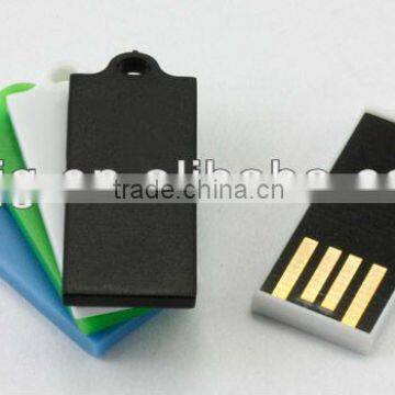 Wholesale Promotional Plastic Mini Slim USB Flash Drive with Logo Printing