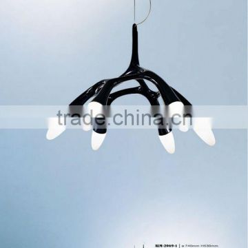 LED pendant light designed lamp LED decoration light black polyresin