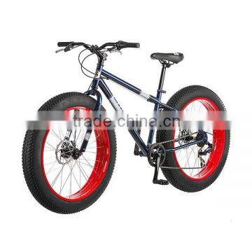 Black Color Steel Frame Fat Tire Bikes