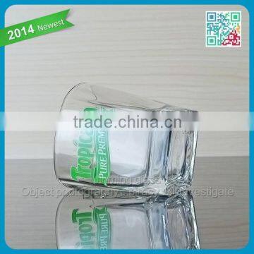 Square Glass Beverage Glass Cup 8oz Glass Cups photo-3