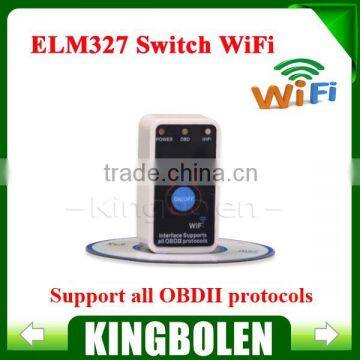 2014 super mini ELM327 wifi with power switch for Android and IOS