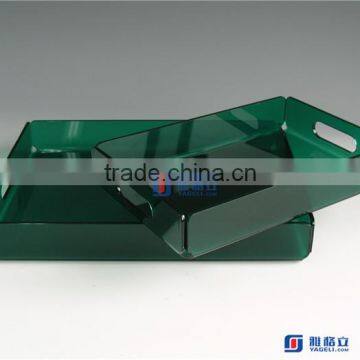 Yageli trade assurance supplier high quality acrylic tray with insert