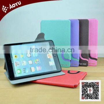 2014 newest hot sale fashion items leather pouch case for ipad mini