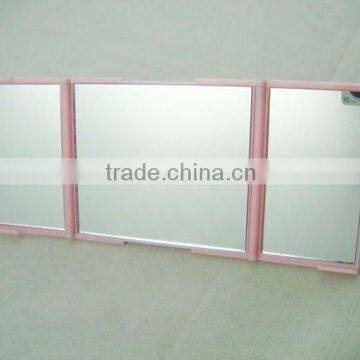 Beautiful Plastic Folding Table Top Cosmetic Mirror With Crystal photo-5