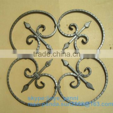 wrought iron panel for railings