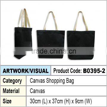 Canvas shopping tote bag