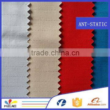 soft twill esd antistatic polyester fabric