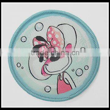 2016 Mickey custom pvc rubber custom embroidery woven patches