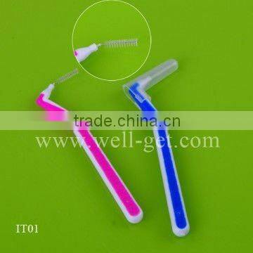 Hot Selling Nylon Interdental Brush/Adult Soft Toothbrush/Dental Gift
