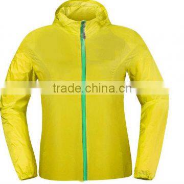 Waterproof windproof fluorescent women cycling jacket