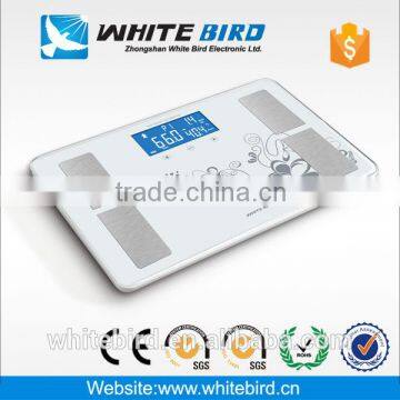 150kg LCD Electronic Digital Tempered Glass Body Fat Analyzer Scale photo-3