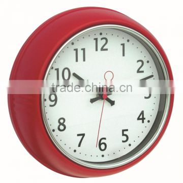 Fashion round decorative metal wall mounted clock