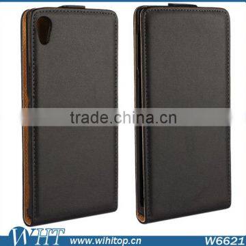 Fancy Cell Phone Case Magnetic PU Leather Vertical Flip Case for Sony Xperia Z4 photo-4