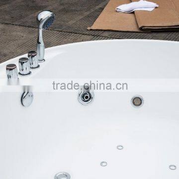 SUNZOOM Two People Bathtub, Bowl-shape-acrylic-bathtub,large Hot Sexy Family Spa Tub