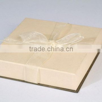 wholesale lid and tray style with silk ribbon jewelry boxes, gift boxes