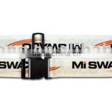 45mm width 3C logo silk printed webbing belts