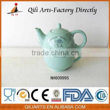 2014 Hot Sale Professional Manufacturer Delicate Ceramic Teapot With Infuser