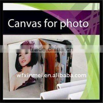 top grade photo canvas cotton poly blend materials