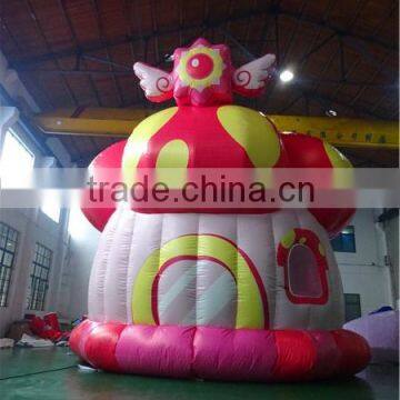 2016 newest inflatable flower house, inflatable tent with light