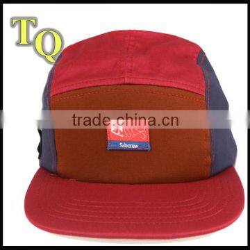 patckwork color uique plaid worn out baseball cap