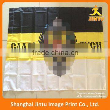 Promotional small knitted custom polyester advertising flag